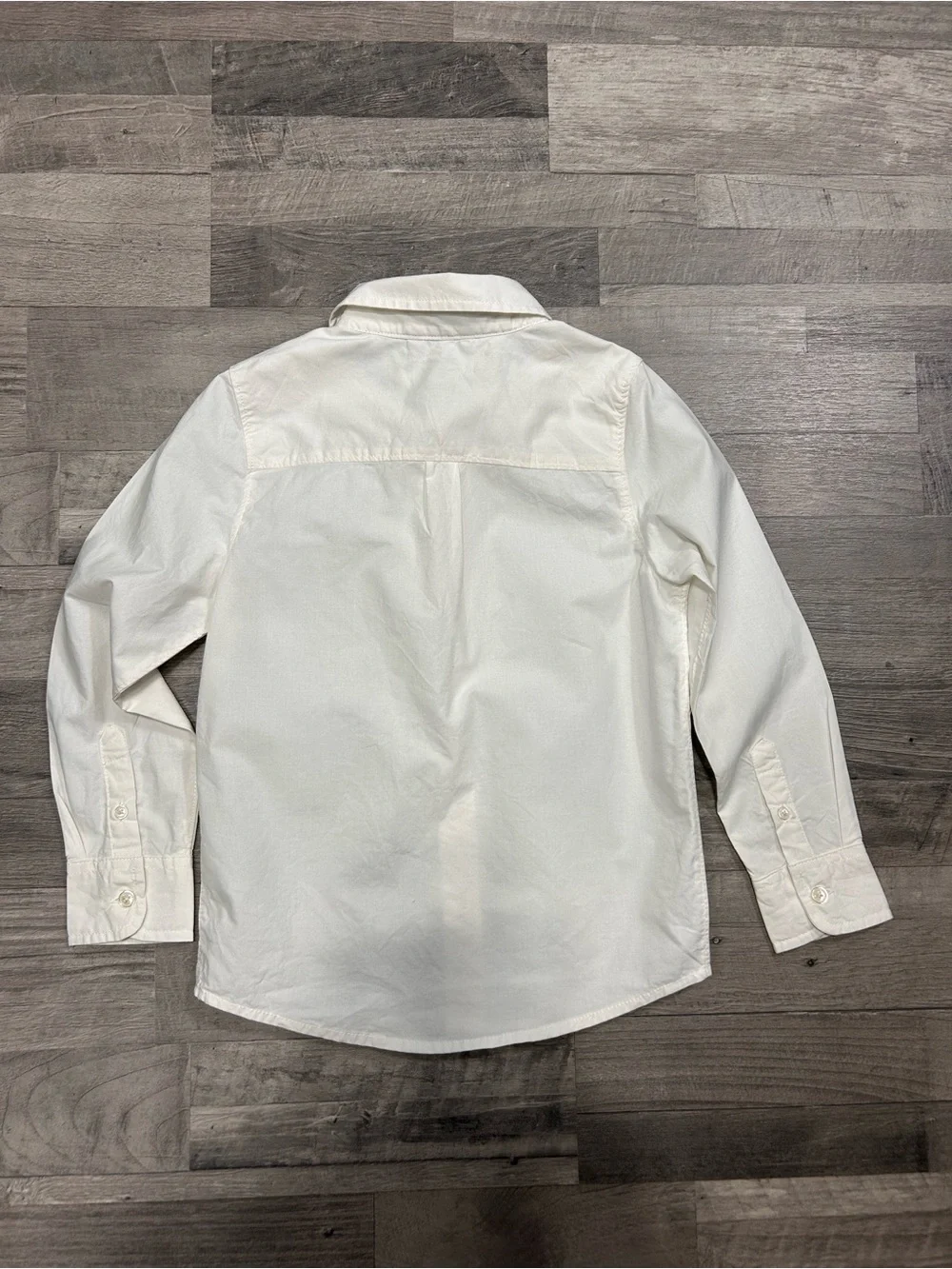 Oshkosh B'gosh White Long Sleeve Button-Down Shirt 6